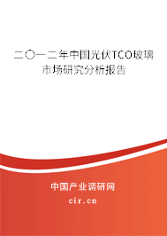 二〇一二年中國(guó)光伏TCO玻璃市場(chǎng)研究分析報(bào)告 二〇一二年中國(guó)光伏TCO玻璃市場(chǎng)研究分析報(bào)告