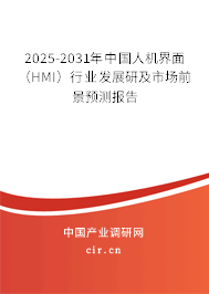 2025-2031年中國人機(jī)界面（HMI）行業(yè)發(fā)展研及市場前景預(yù)測報告