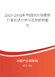 2025-2031年中國消炎鎮(zhèn)痛膏行業(yè)現(xiàn)狀分析與前景趨勢報(bào)告