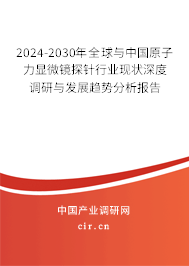 2024-2030年全球與中國原子力顯微鏡探針行業(yè)現(xiàn)狀深度調(diào)研與發(fā)展趨勢分析報告