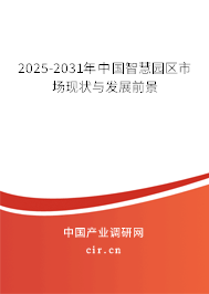 2025-2031年中國(guó)智慧園區(qū)市場(chǎng)現(xiàn)狀與發(fā)展前景