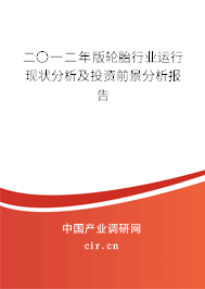 二〇一二年版輪胎行業(yè)運行現(xiàn)狀分析及投資前景分析報告 二〇一二年版輪胎行業(yè)運行現(xiàn)狀分析及投資前景分析報告