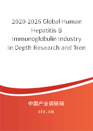 2020-2026 Global Human Hepatitis B Immunoglobulin Industry In-Depth Research and Trends Analysis Report 2020-2026 Global Human Hepatitis B Immunoglobulin Industry In-Depth Research and Trends Analysis Report