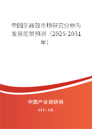 中國樂器鼓市場研究分析與發(fā)展前景預(yù)測（2025-2031年）