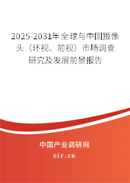 2025-2031年全球與中國攝像頭（環(huán)視、前視）市場調查研究及發(fā)展前景報告