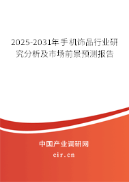 2025-2031年手機(jī)飾品行業(yè)研究分析及市場(chǎng)前景預(yù)測(cè)報(bào)告