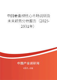 中國卷曲棉枕心市場調(diào)研及未來趨勢分析報告(2025-2031年) 中國卷曲棉枕心市場調(diào)研及未來趨勢分析報告(2025-2031年)