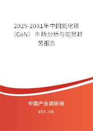 2025-2031年中國(guó)氮化鎵（GaN）市場(chǎng)分析與前景趨勢(shì)報(bào)告