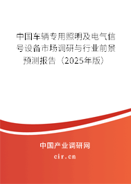 中國車輛專用照明及電氣信號(hào)設(shè)備市場(chǎng)調(diào)研與行業(yè)前景預(yù)測(cè)報(bào)告(2025年版) 中國車輛專用照明及電氣信號(hào)設(shè)備市場(chǎng)調(diào)研與行業(yè)前景預(yù)測(cè)報(bào)告(2025年版)