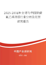 2025-2031年全球與中國聚偏氟乙烯薄膜行業(yè)分析及前景趨勢報告 2025-2031年全球與中國聚偏氟乙烯薄膜行業(yè)分析及前景趨勢報告