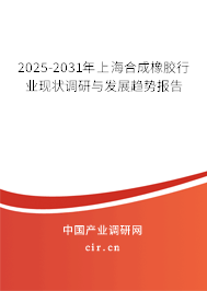 2025-2031年上海合成橡膠行業(yè)現(xiàn)狀調(diào)研與發(fā)展趨勢(shì)報(bào)告 2025-2031年上海合成橡膠行業(yè)現(xiàn)狀調(diào)研與發(fā)展趨勢(shì)報(bào)告