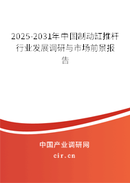 2025-2031年中國制動缸推桿行業(yè)發(fā)展調(diào)研與市場前景報告 2025-2031年中國制動缸推桿行業(yè)發(fā)展調(diào)研與市場前景報告