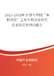 2025-2031年全球與中國“東數(shù)西算”工程市場調查研究及發(fā)展前景預測報告 2025-2031年全球與中國“東數(shù)西算”工程市場調查研究及發(fā)展前景預測報告