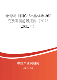 全球與中國GaSe晶體市場研究及發(fā)展前景報告(2025-2031年) 全球與中國GaSe晶體市場研究及發(fā)展前景報告(2025-2031年)