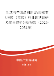 全球與中國(guó)晶圓用UV膜和非UV膜（藍(lán)膜）行業(yè)現(xiàn)狀調(diào)研及前景趨勢(shì)分析報(bào)告（2025-2031年）