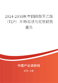 2024-2030年中國(guó)磷酸三乙酯(TEP)市場(chǎng)現(xiàn)狀與前景趨勢(shì)報(bào)告 2024-2030年中國(guó)磷酸三乙酯(TEP)市場(chǎng)現(xiàn)狀與前景趨勢(shì)報(bào)告