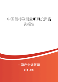 中國(guó)鼠標(biāo)及鍵盤(pán)項(xiàng)目投資咨詢報(bào)告 中國(guó)鼠標(biāo)及鍵盤(pán)項(xiàng)目投資咨詢報(bào)告