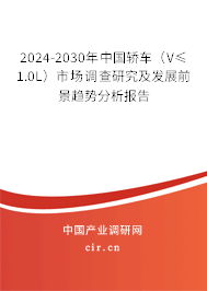 2024-2030年中國轎車(V≤1.0L)市場調(diào)查研究及發(fā)展前景趨勢分析報告 2024-2030年中國轎車(V≤1.0L)市場調(diào)查研究及發(fā)展前景趨勢分析報告