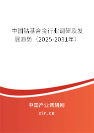 中國(guó)鈷基合金行業(yè)調(diào)研及發(fā)展趨勢(shì)(2024-2030年) 中國(guó)鈷基合金行業(yè)調(diào)研及發(fā)展趨勢(shì)(2024-2030年)