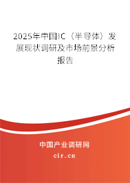 2025年中國IC（半導(dǎo)體）發(fā)展現(xiàn)狀調(diào)研及市場前景分析報告