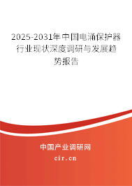 2025-2031年中國電涌保護器行業(yè)現(xiàn)狀深度調(diào)研與發(fā)展趨勢報告 2025-2031年中國電涌保護器行業(yè)現(xiàn)狀深度調(diào)研與發(fā)展趨勢報告