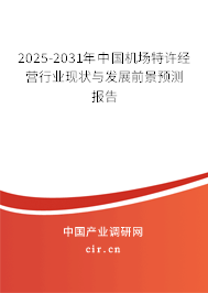 2025-2031年中國(guó)機(jī)場(chǎng)特許經(jīng)營(yíng)行業(yè)現(xiàn)狀與發(fā)展前景預(yù)測(cè)報(bào)告