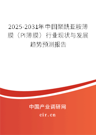 2025-2031年中國聚酰亞胺薄膜（PI薄膜）行業(yè)現(xiàn)狀與發(fā)展趨勢預(yù)測報(bào)告