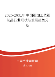 2025-2031年中國(guó)銅加工及銅制品行業(yè)現(xiàn)狀與發(fā)展趨勢(shì)分析 2025-2031年中國(guó)銅加工及銅制品行業(yè)現(xiàn)狀與發(fā)展趨勢(shì)分析