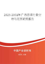 2025-2031年廣西原煤行業(yè)分析與前景趨勢(shì)報(bào)告