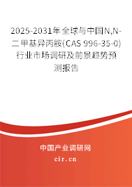 2025-2031年全球與中國(guó)N,N-二甲基異丙胺(CAS 996-35-0)行業(yè)市場(chǎng)調(diào)研及前景趨勢(shì)預(yù)測(cè)報(bào)告 2025-2031年全球與中國(guó)N,N-二甲基異丙胺(CAS 996-35-0)行業(yè)市場(chǎng)調(diào)研及前景趨勢(shì)預(yù)測(cè)報(bào)告
