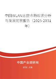 中國WLAN運(yùn)營市場現(xiàn)狀分析與發(fā)展前景報(bào)告(2025-2031年) 中國WLAN運(yùn)營市場現(xiàn)狀分析與發(fā)展前景報(bào)告(2025-2031年)