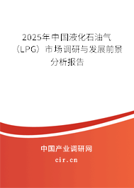 2025年中國液化石油氣（LPG）市場調(diào)研與發(fā)展前景分析報告