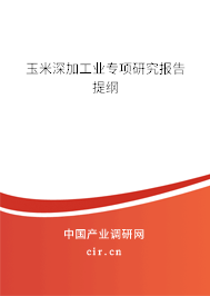 玉米深加工業(yè)專項研究報告提綱 玉米深加工業(yè)專項研究報告提綱