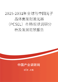 2025-2031年全球與中國(guó)光子晶體面發(fā)射激光器（PCSEL）市場(chǎng)現(xiàn)狀調(diào)研分析及發(fā)展前景報(bào)告