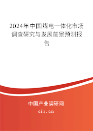 2024年中國(guó)煤電一體化市場(chǎng)調(diào)查研究與發(fā)展前景預(yù)測(cè)報(bào)告