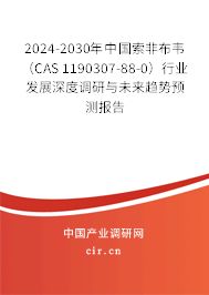 2024-2030年中國索非布韋（CAS 1190307-88-0）行業(yè)發(fā)展深度調(diào)研與未來趨勢預(yù)測報告