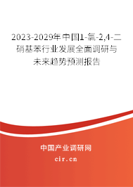 2023-2029年中國(guó)1-氯-2,4-二硝基苯行業(yè)發(fā)展全面調(diào)研與未來(lái)趨勢(shì)預(yù)測(cè)報(bào)告