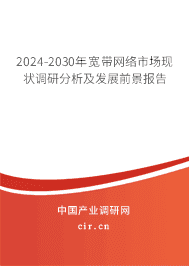 2024-2030年寬帶網(wǎng)絡(luò)市場現(xiàn)狀調(diào)研分析及發(fā)展前景報告