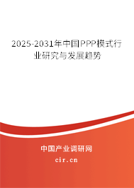 2025-2031年中國PPP模式行業(yè)研究與發(fā)展趨勢