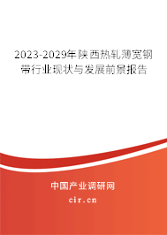 2023-2029年陜西熱軋薄寬鋼帶行業(yè)現(xiàn)狀與發(fā)展前景報告