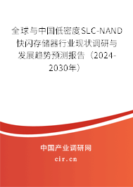 全球與中國低密度SLC-NAND快閃存儲器行業(yè)現(xiàn)狀調(diào)研與發(fā)展趨勢預測報告（2024-2030年）