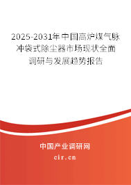 2025-2031年中國高爐煤氣脈沖袋式除塵器市場現(xiàn)狀全面調(diào)研與發(fā)展趨勢報告 2025-2031年中國高爐煤氣脈沖袋式除塵器市場現(xiàn)狀全面調(diào)研與發(fā)展趨勢報告