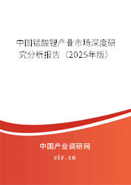 中國錳酸鋰產業(yè)市場深度研究分析報告(2025年版) 中國錳酸鋰產業(yè)市場深度研究分析報告(2025年版)