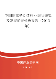 中國(guó)陽離子X-紅行業(yè)現(xiàn)狀研究及發(fā)展前景分析報(bào)告(2013年) 中國(guó)陽離子X-紅行業(yè)現(xiàn)狀研究及發(fā)展前景分析報(bào)告(2013年)