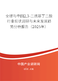 全球與中國2,3-二巰基丁二酸行業(yè)現(xiàn)狀調(diào)研與未來發(fā)展趨勢分析報告(2025年) 全球與中國2,3-二巰基丁二酸行業(yè)現(xiàn)狀調(diào)研與未來發(fā)展趨勢分析報告(2025年)