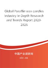 Global Paraffin wax candles Industry In-Depth Research and Trends Report 2020-2026 Global Paraffin wax candles Industry In-Depth Research and Trends Report 2020-2026