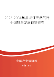 2025-2031年黑龍江天然氣行業(yè)調(diào)研與發(fā)展趨勢(shì)研究 2025-2031年黑龍江天然氣行業(yè)調(diào)研與發(fā)展趨勢(shì)研究