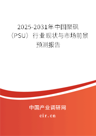 2025-2031年中國聚砜(PSU)行業(yè)現(xiàn)狀與市場前景預(yù)測報(bào)告 2025-2031年中國聚砜(PSU)行業(yè)現(xiàn)狀與市場前景預(yù)測報(bào)告