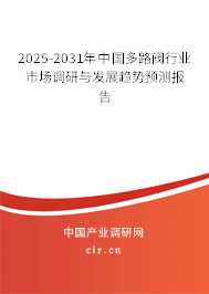 2025-2031年中國多路閥行業(yè)市場(chǎng)調(diào)研與發(fā)展趨勢(shì)預(yù)測(cè)報(bào)告 2025-2031年中國多路閥行業(yè)市場(chǎng)調(diào)研與發(fā)展趨勢(shì)預(yù)測(cè)報(bào)告