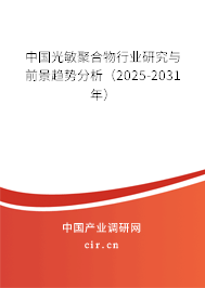 中國光敏聚合物行業(yè)研究與前景趨勢分析（2025-2031年）